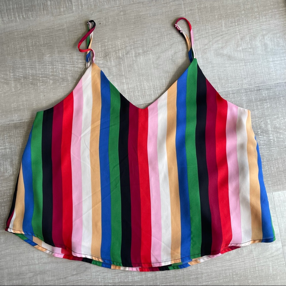 Forever 21 striped flowy top